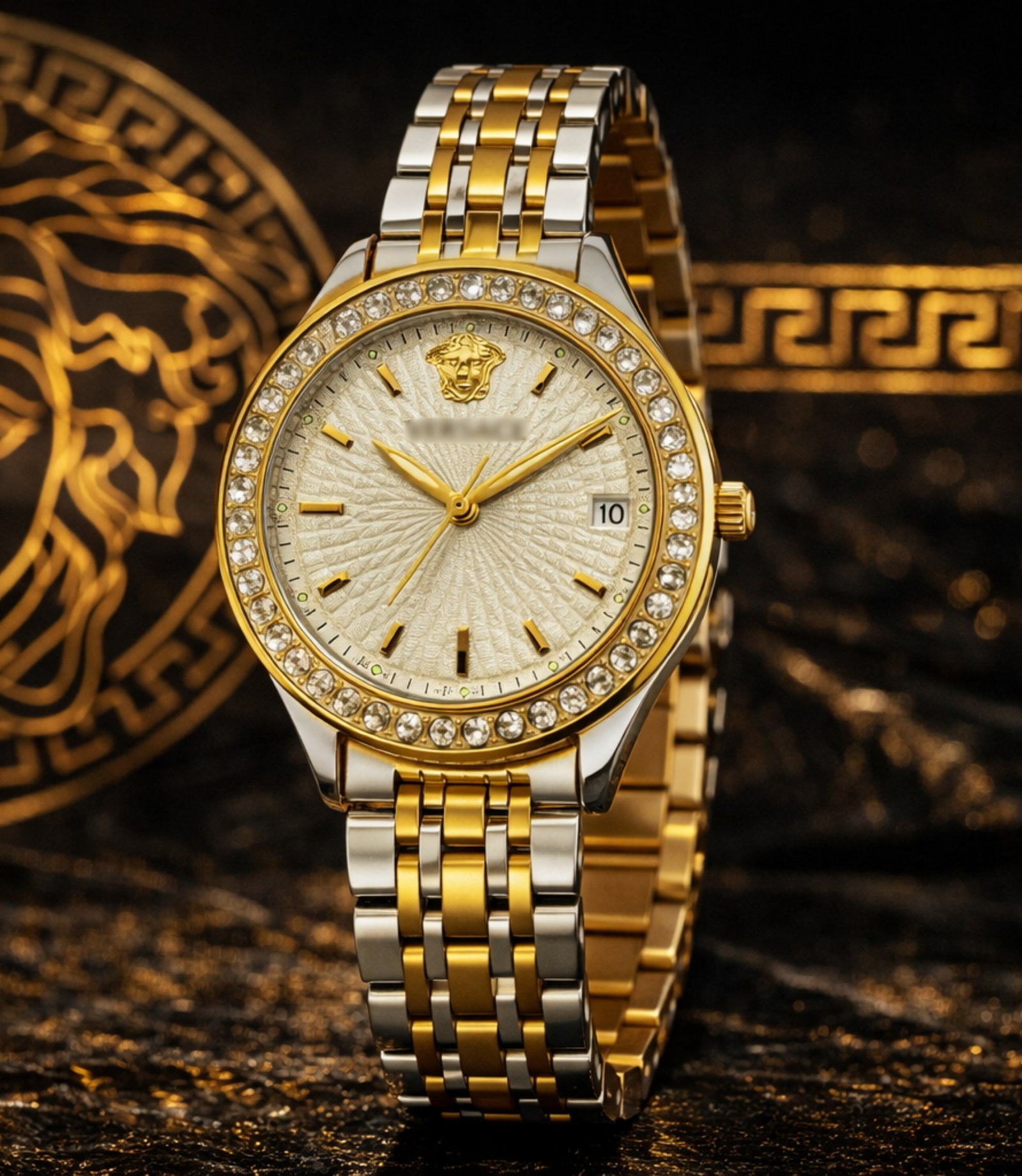 Reloj Crystal Gold Prestige – Mujer